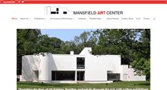 Desktop Screenshot of mansfieldartcenter.org