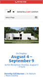 Mobile Screenshot of mansfieldartcenter.org